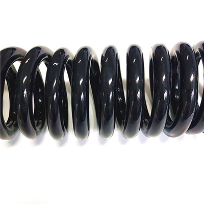 Дурабле спирального кабеля веревочки удерживания черноты диаметра 8ММ изготовленный на заказ без аксессуара