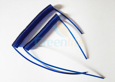 Линия безопасности спирального кабеля стального провода поводка защиты изготовленная на заказ темно-синая