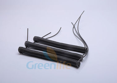 Поводок гибкого диаметра спирального кабеля 3.0ММ провода изготовленного на заказ прозрачный черный