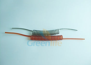 Сверхмощный большой апельсин спирального кабеля Протек изготовленный на заказ/ясная линия диаметр цвета 5.5ММ